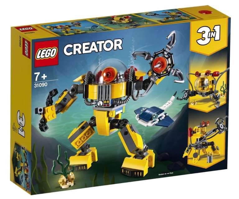 Конструктор LEGO 31090 "Робот для подводных исследований"
