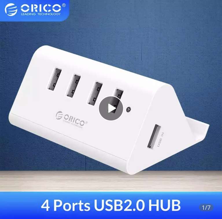 USB концентратор + подставка для телефона ORICO (2в1)
