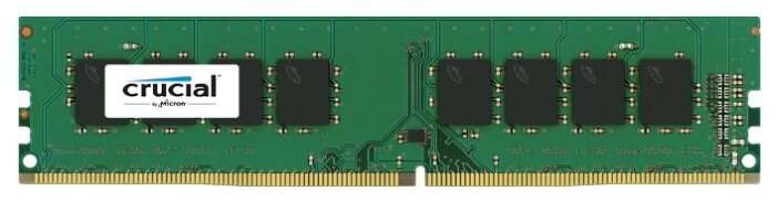 Оперативная память Crucial DDR4 2400 DIMM 288 pin, 8 GB 1 шт. CT8G4DFS824A с хорошей возможностью разгона