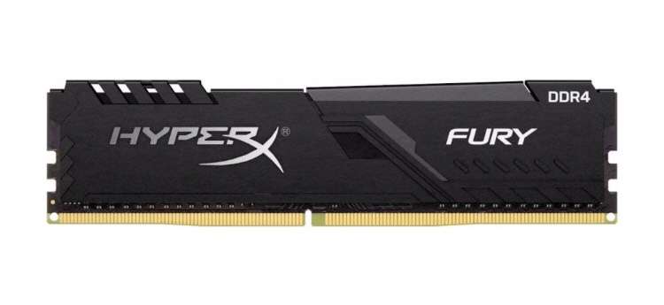 Модуль памяти KINGSTON HyperX FURY Black HX426C16FB4/16 DDR4 - 16ГБ 2666, DIMM, Ret