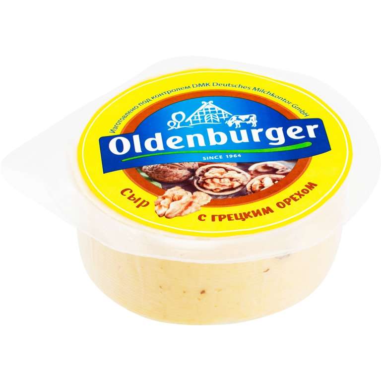 Сыр Oldenburger с грецким орехом, 350 г (без заменителя молочного жира)