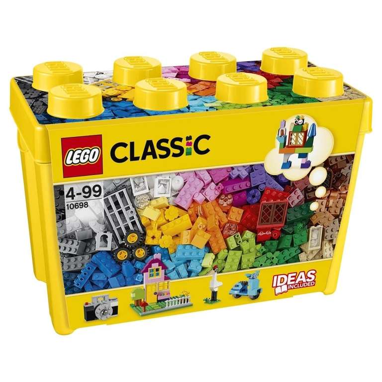 Конструктор LEGO Classic Набор для творчества большого размера 10698 (Стоимость с монетками 1382 руб)
