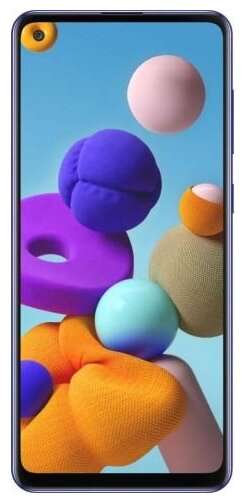 Смартфон Samsung Galaxy A21s 3/32GB синий (SM-A217FZBNSER)