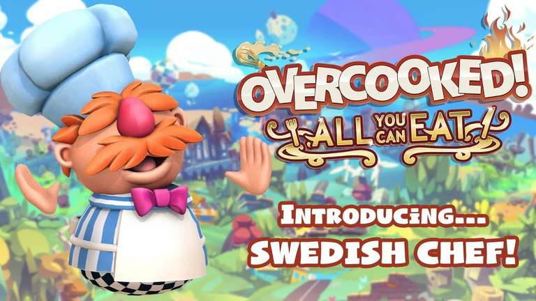 [PS5, Xbox, DLC] Overcooked! All You Can Eat - Swedish Chef (бесплатно)