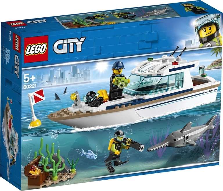 LEGO City Great Vehicles 60221 Яхта для дайвинга