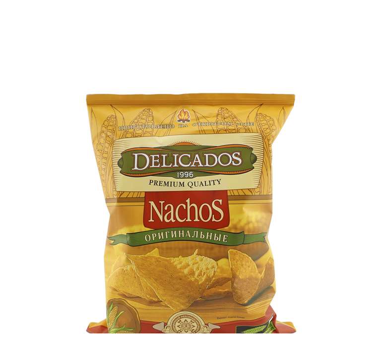 Чипсы Delicados Nachos кукурузные оригинальные, 150г