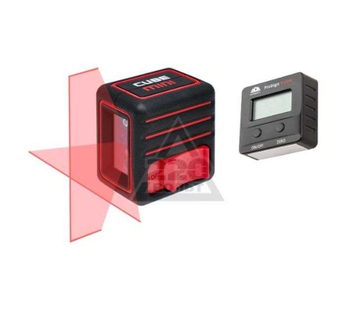 Набор ADA Уровень Cube MINI Basic Edition +Угломер Pro-Digit RUMB PROMO