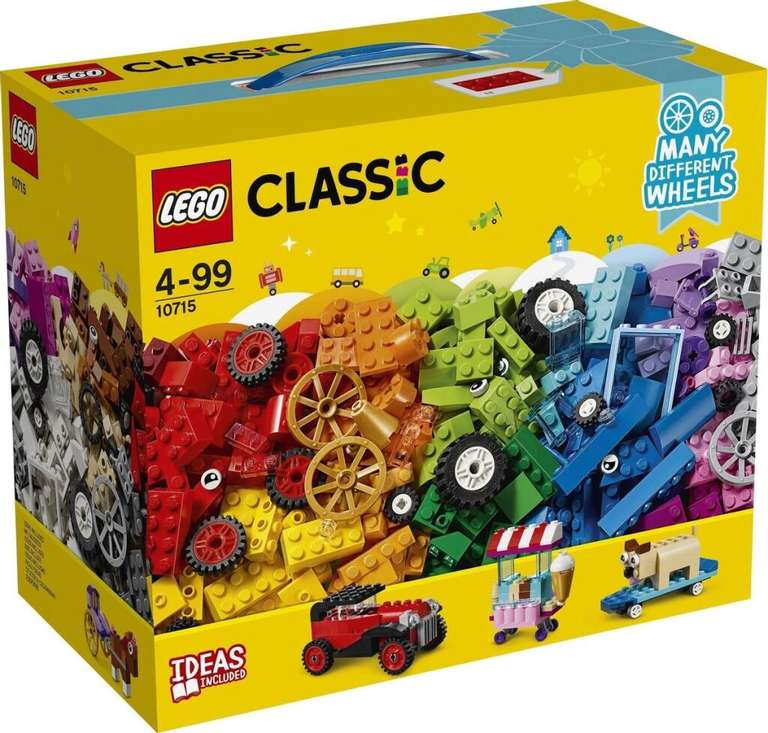 LEGO Classic 10715 Модели на колёсах (Количество элементов, шт 442)