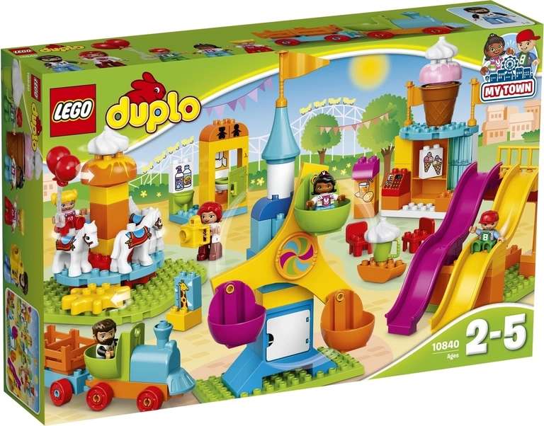 Конструктор LEGO DUPLO Town 10840 Большой парк аттракционов