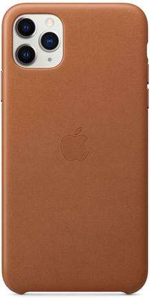 Клип-кейс Apple Leather Case для iPhone 11 Pro Max Золотисто-коричневый кожаный