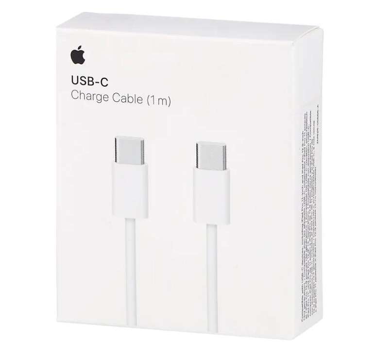 Кабель Apple USB Type-C - USB Type-C (MUF72ZM/A) 1 м белый