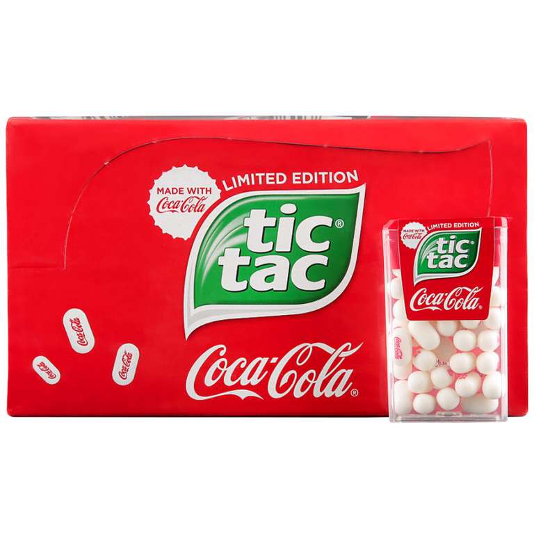 [Мск] TicTac со вкусом Coca-Cola 24 шт*16 г. (1шт-11₽)