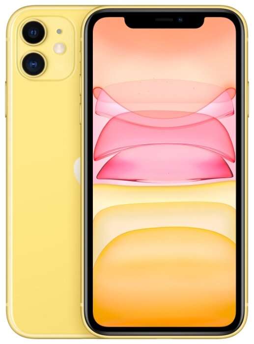 Смартфон Apple iPhone 11 64GB желтый