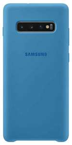 Оригинальный чехол клип-кейс Samsung Galaxy S10 Plus TPU EF-PG975TLEGRU Blue