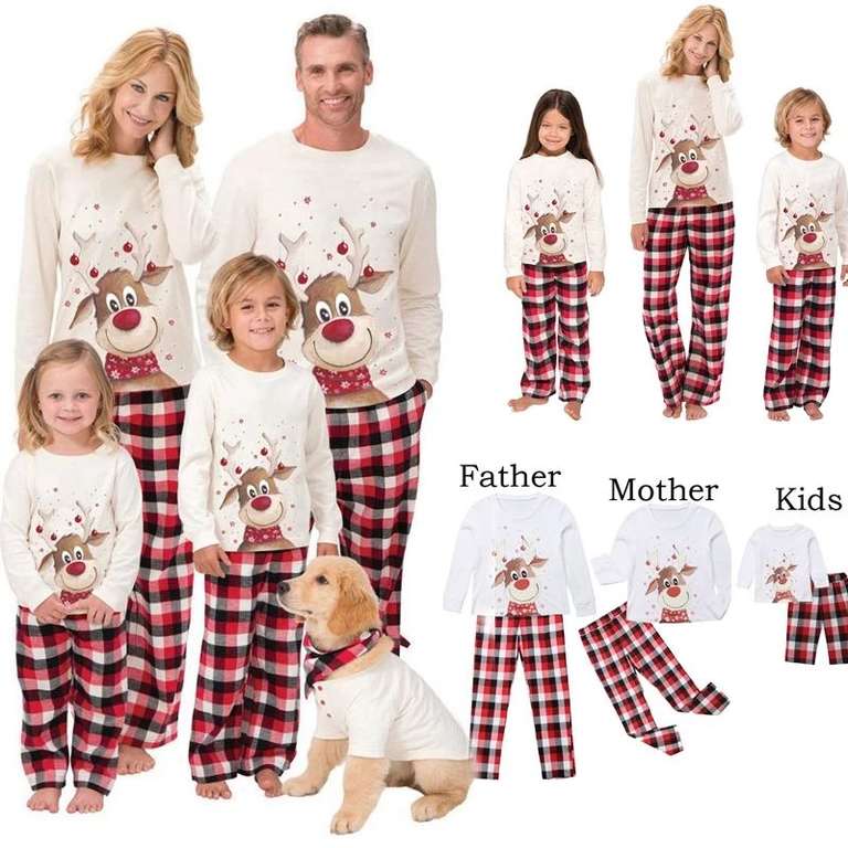 Рождественская пижама (много размеров)