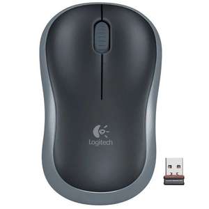 Мышь беспроводная Logitech M185, серый