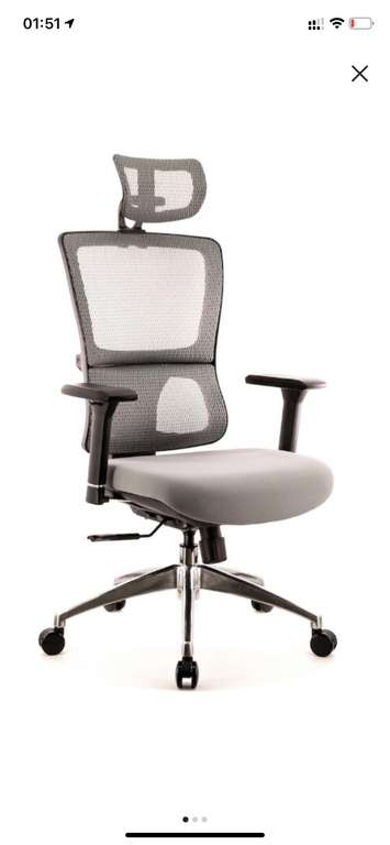 Компьютерное кресло Everprof Everest S, обивка: текстиль, цвет: серый