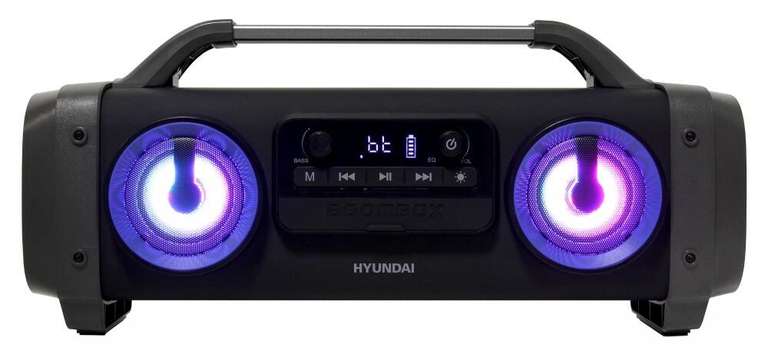 [Мск, ЛО и др.] Беспроводная колонка Hyundai H-PCD400 (28 вт, ЖК-дисплей, FM, microSD)