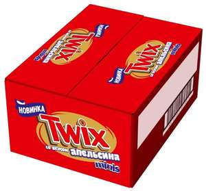 Конфеты Twix minis апельсин, 2700 г