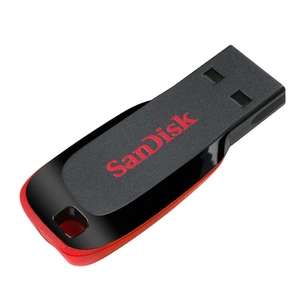 USB Флеш-накопитель SanDisk Cruzer Blade 64 ГБ, черный