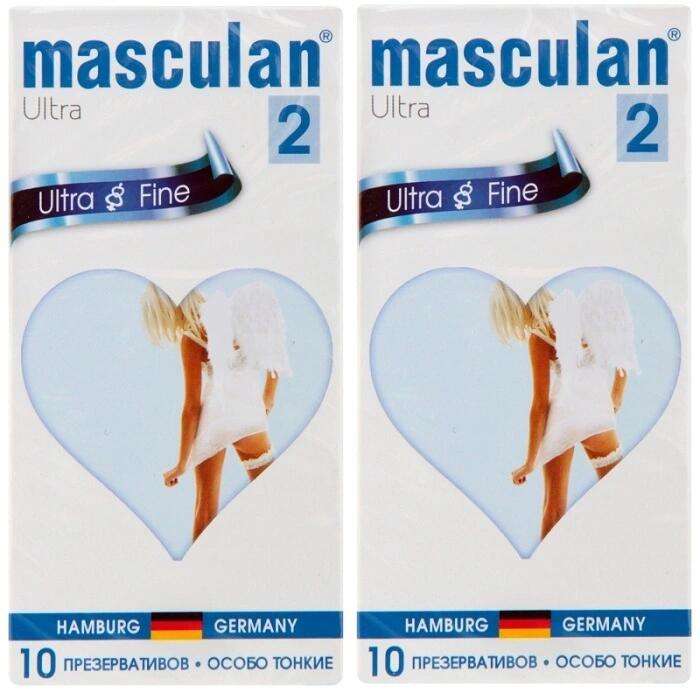 Презервативы Masculan 2 Ultra - 2x10шт.