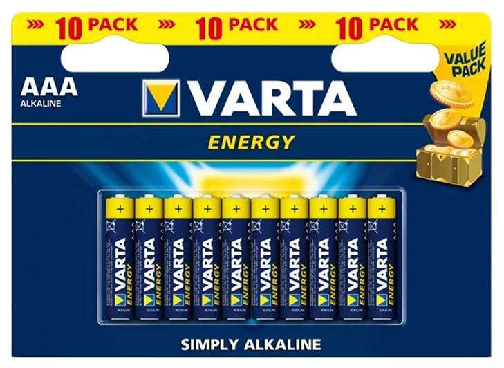 Батарейки Varta Energy 10 шт AAA