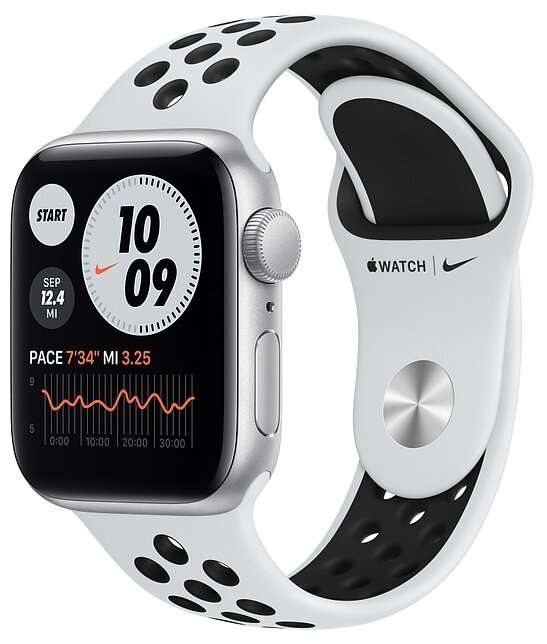 Смарт-часы Apple Watch SE GPS 40mm Aluminum Case with Nike Sport Band