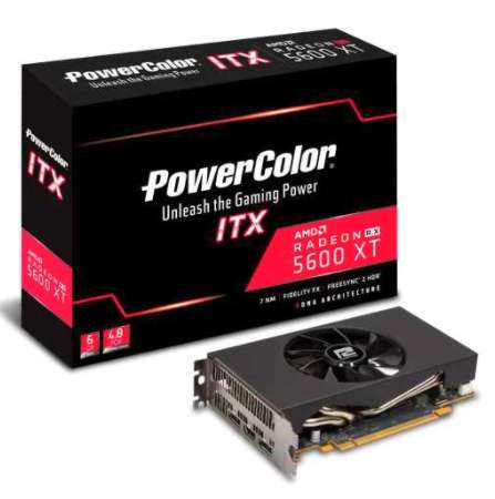 Видеокарта POWERCOLOR AMD Radeon RX 5600XT , AXRX 5600XT ITX 6GBD6-2DH, 6ГБ, GDDR6