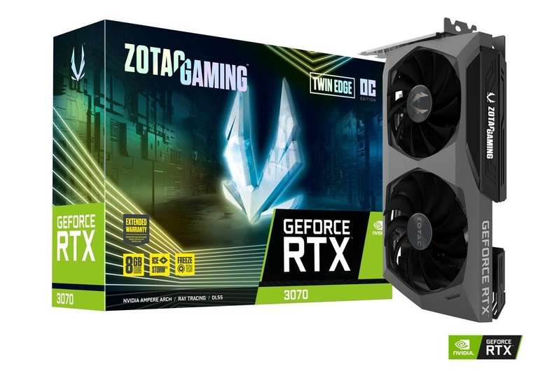 Видеокарта ZOTAC GAMING GeForce RTX 3070 Twin Edge OC