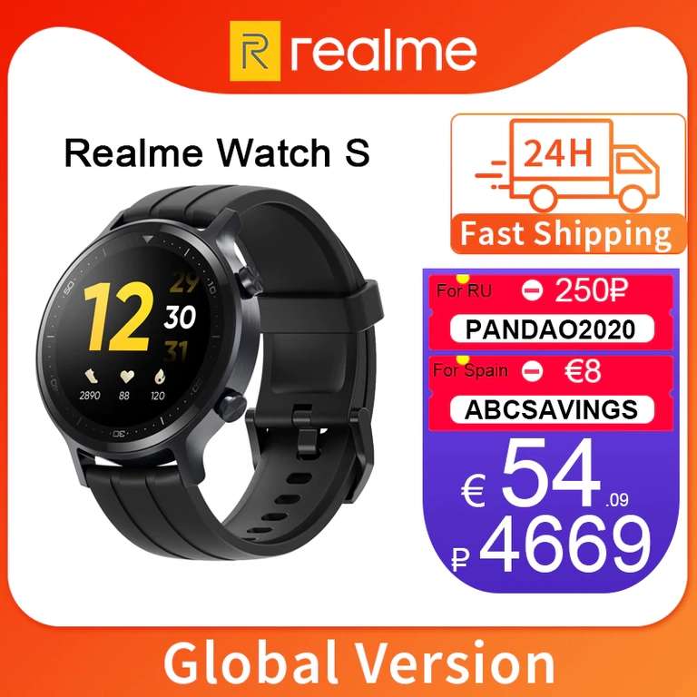 Смарт часы realme Watch S (глобальная версия)