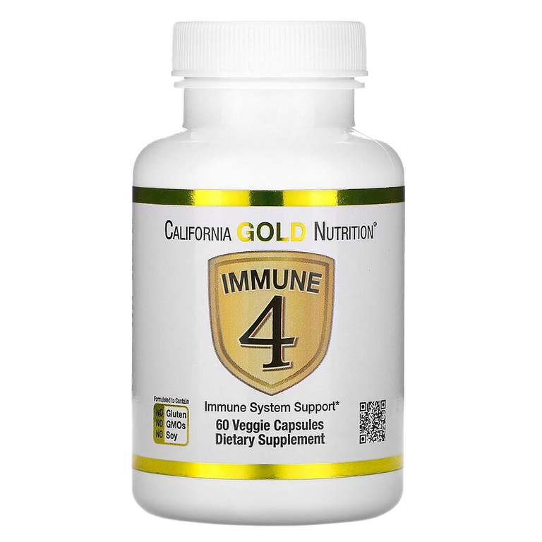 Средство для укрепления иммунитета Immune 4, California Gold Nutrition 60 шт. (1 заказ на аккаунт)