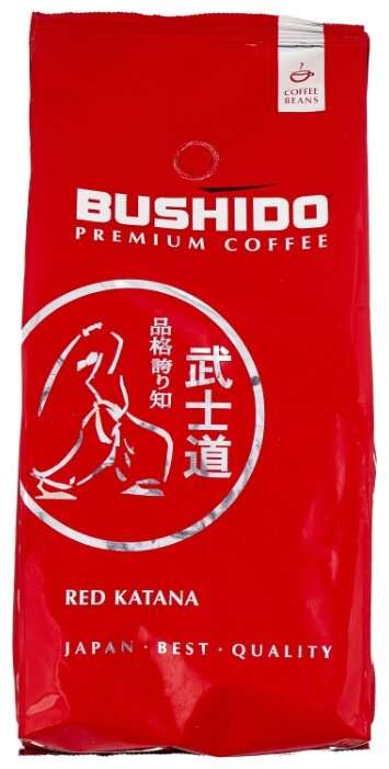 Кофе Bushido Red Katana, арабика, 1 кг