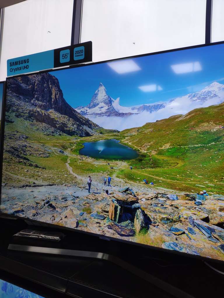 Телевизор LED Samsung UE55TU7560UXRU черный 4K Smart TV