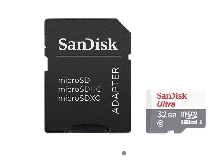Карта памяти SanDisk Ultra microSDHC Class 10 UHS-I 80MB/s /15МВ/s 32GB