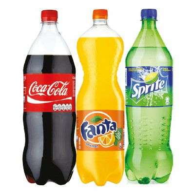 Напиток Coca Cola, Fanta или Sprite, 2л