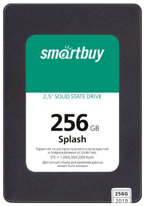 SSD накопитель SmartBuy Splash 256 GB (SBSSD-256GT-MX902-25S3)