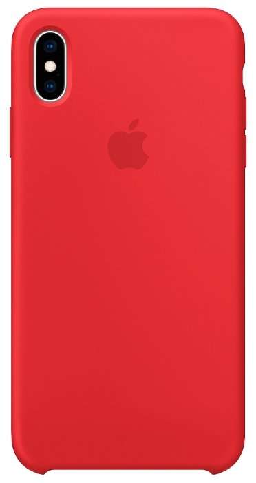 Чехол-накладка Apple силиконовый для iPhone XS Max красный