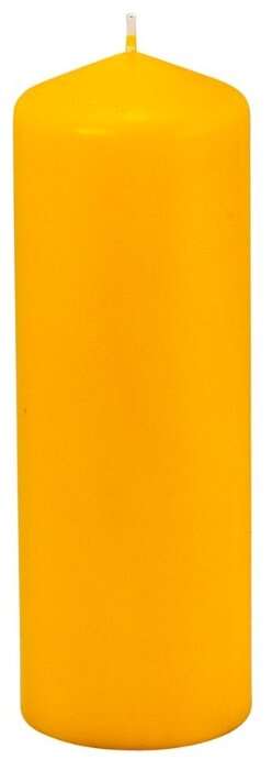 Свеча PAPSTAR СТОЛБИК, Н20хD7 см, желтый ( и другие цвета )