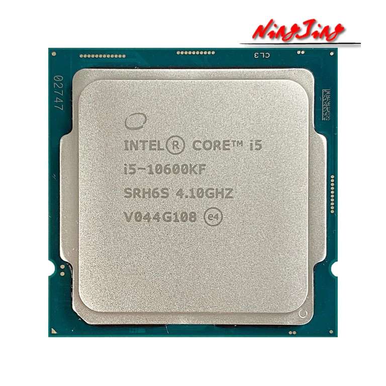 Процессор Intel Core i5-10600KF I5 10600KF 4,1 ГГц шестиядерный двенадцатипоточный процессор 65 Вт LGA1200 Б/У