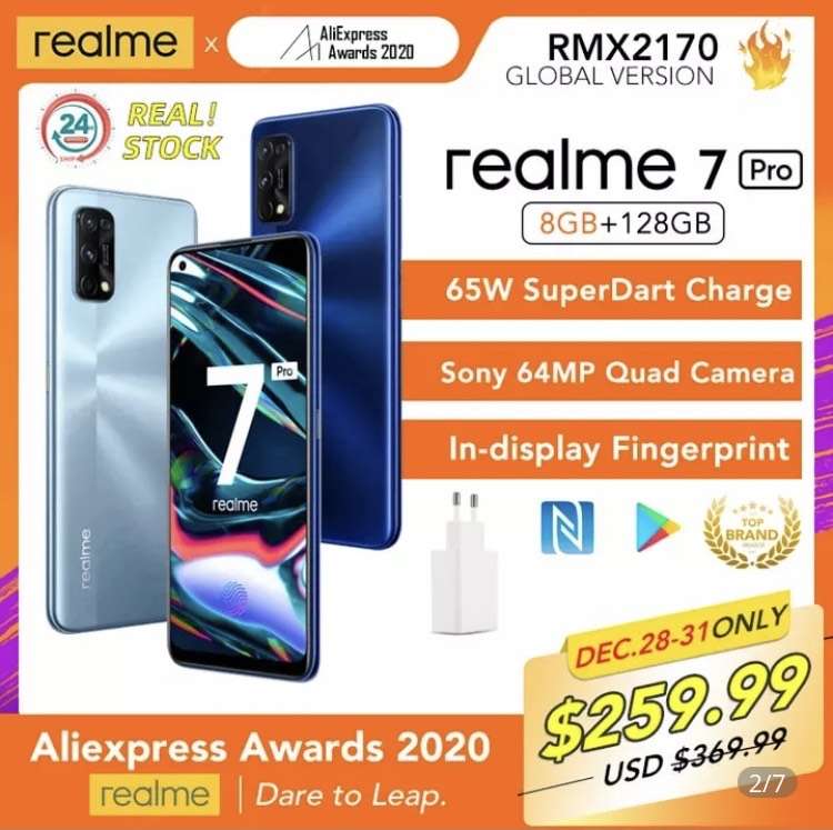 Смартфон Realme 7 pro 8/128 Гб