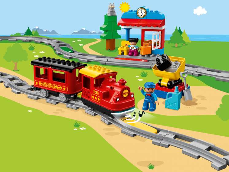 Поезд железная дорога LEGO DUPLO