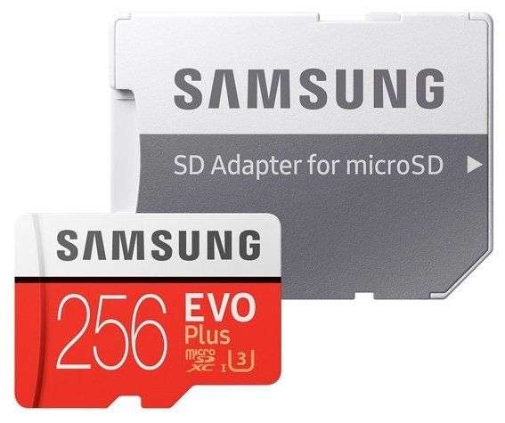 Карта памяти Samsung Evo Plus microsd 256GB