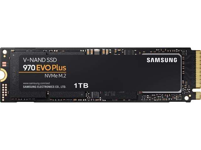 SSD SAMSUNG 970 EVO PLUS 1TB PCIe 3.0 x4, NVMe 1.3 V-NAND MLC (MZ-V7S1T0B/AM) (Из США, нет прямой доставки)