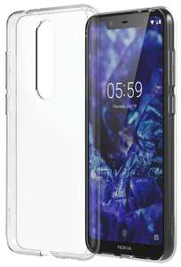 Чехол-накладка Nokia CC-151 для Nokia 5.1 Plus transparent