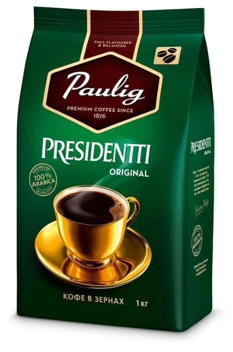 Кофе в зернах Paulig Presidentti Original 1000г