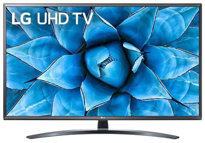 Телевизор LG 49UN74006LA 49" (2020) черный 4K Smart TV