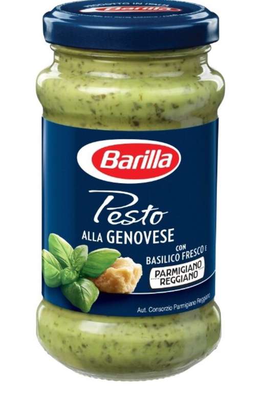 Соус Barilla Pesti alla genovese,цена за одну при покупке 2х банок,190 г (+85 баллов на Плюс)
