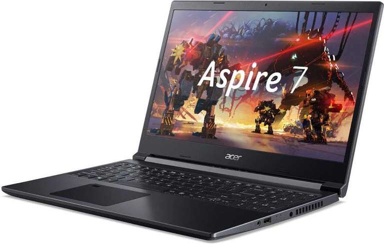 Ноутбук ACER Aspire 7 A715-41G-R4HH 15.6", AMD Ryzen 5 3550H 2.1ГГц, 8ГБ, 256ГБ SSD, nVidia GeForce GTX 1650 Ti NH.Q8QER.008