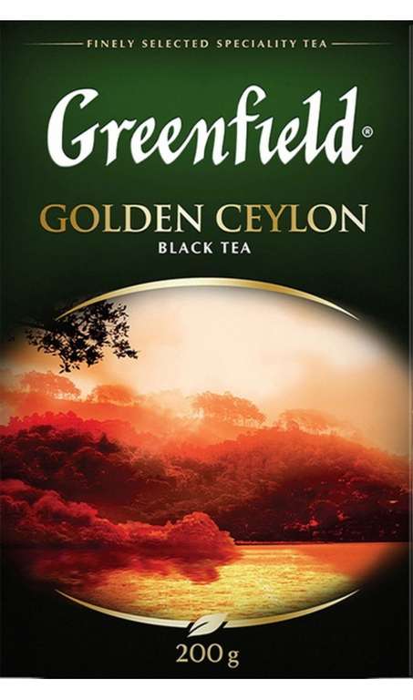 Черный чай листовой Greenfield Golden Ceylon, 200 г