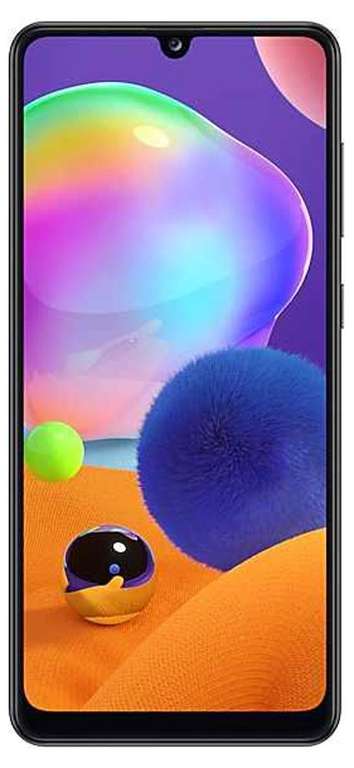Смартфон Samsung Galaxy A31 64 GB Black в Ашан Сбермаркет
